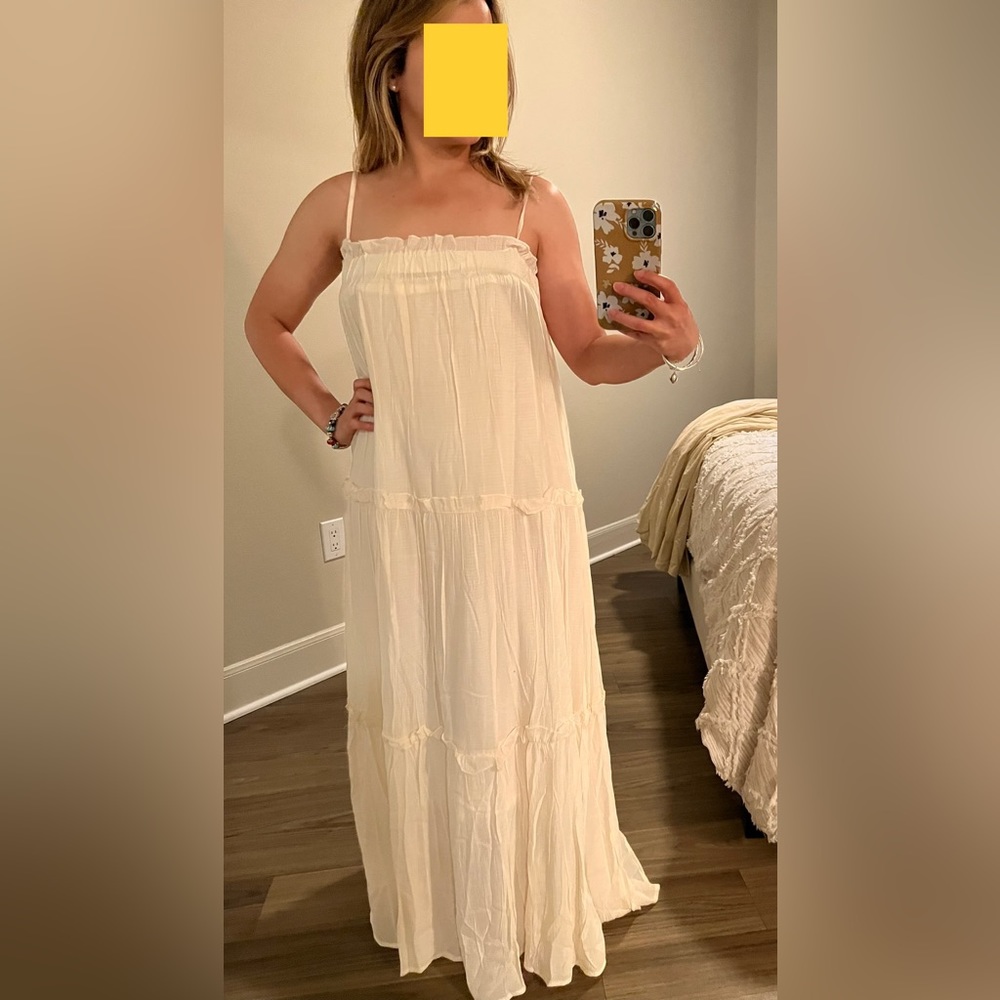 Cream Maxi Dress